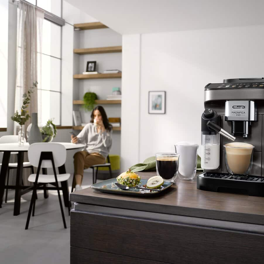 DeLonghi ECAM290.83.TB Magnifica Evo Bean to Cup Automatic Coffee Machine Titanium Black