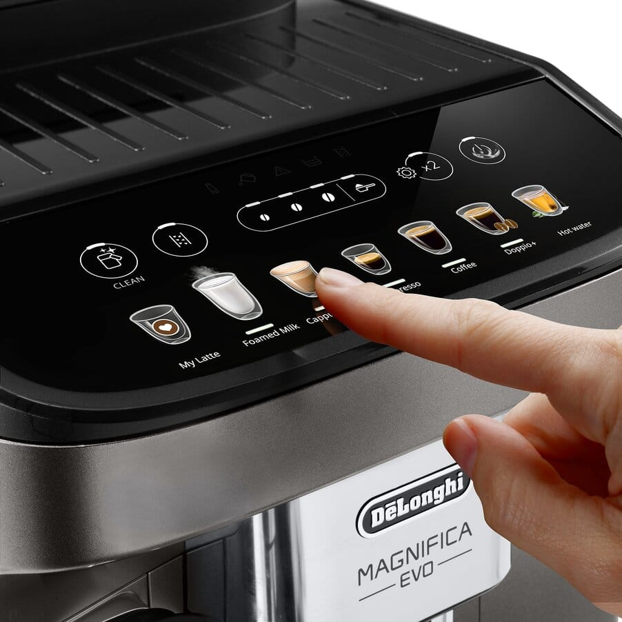 DeLonghi ECAM290.83.TB Magnifica Evo Bean to Cup Automatic Coffee Machine Titanium Black