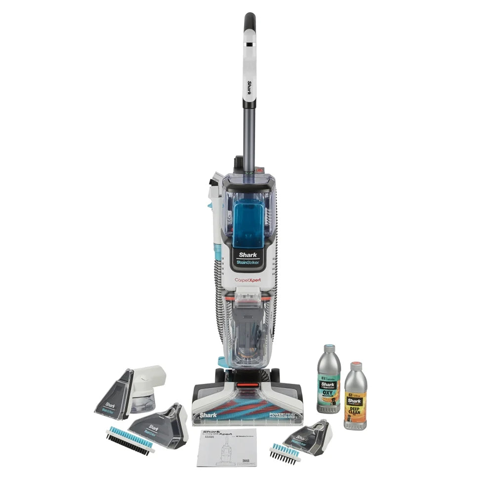 Shark EX200UK CarpetXpert Deep Carpet Cleaner with Built-In StainStriker - White