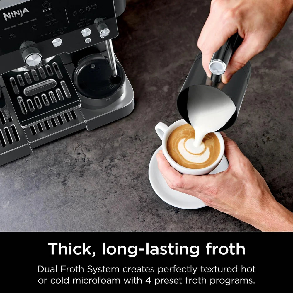 Ninja ES601UKBK Luxe Cafe Premier Espresso Coffee Machine - Black