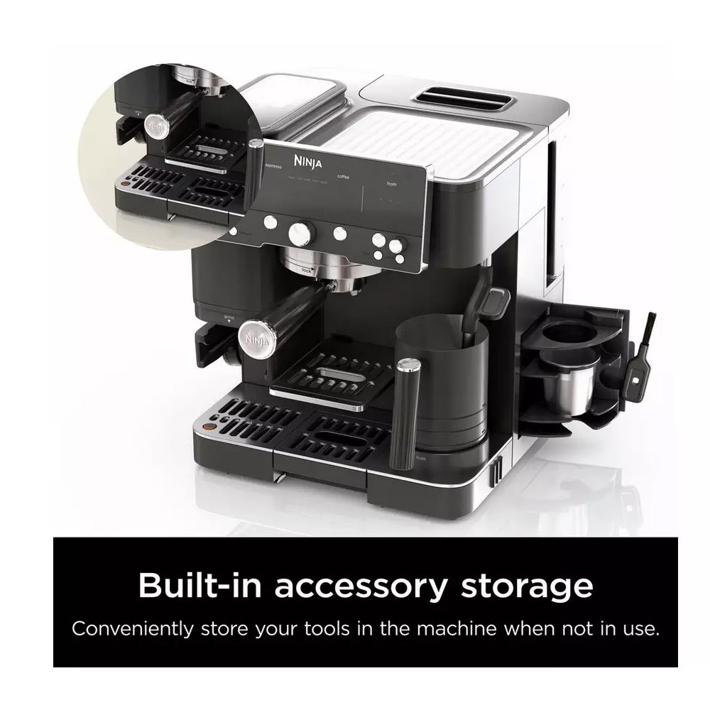 Ninja ES601UKBK Luxe Cafe Premier Espresso Coffee Machine - Black