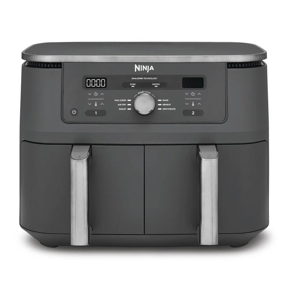 Ninja MAX 6 in 1 Dual Zone Air Fryer DZ400UK 9.5L Gunmetal Grey - Clearance