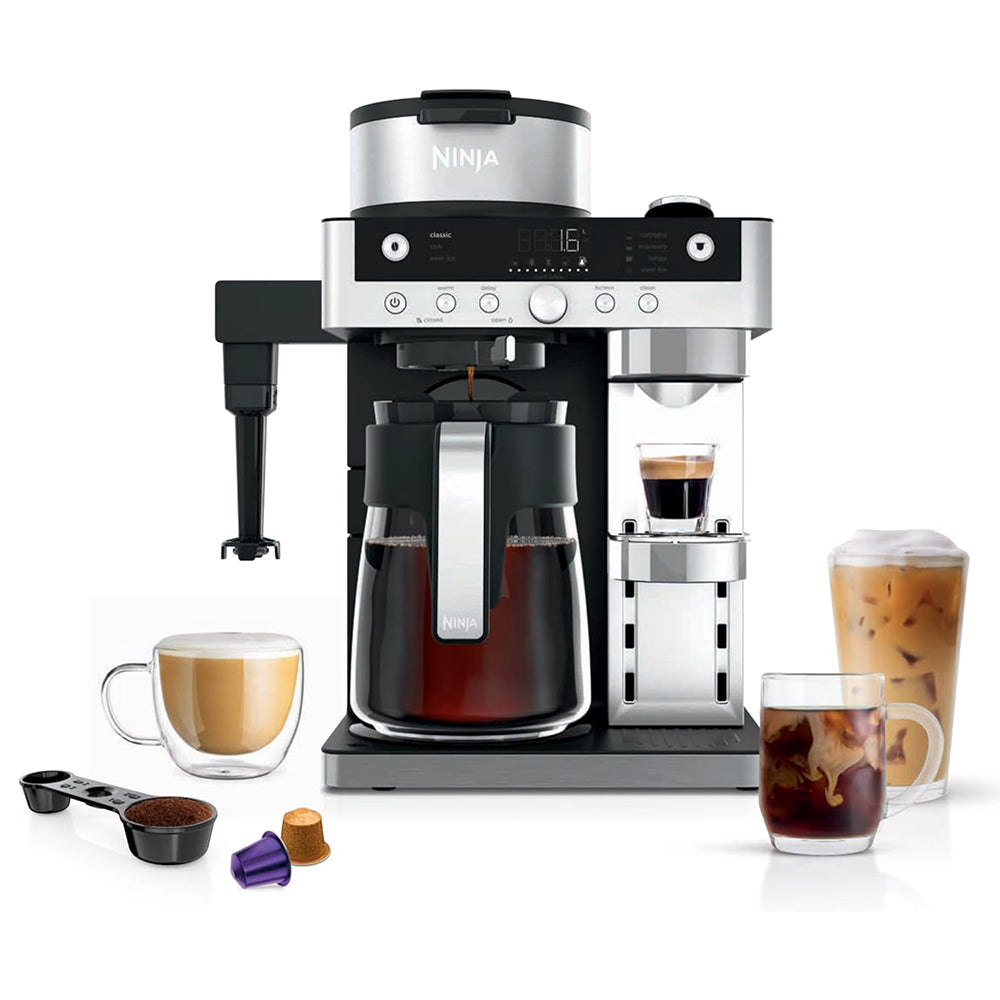 Ninja Prestige Dualbrew System CFN802UK Pod and Filter Coffee Machine - Black
