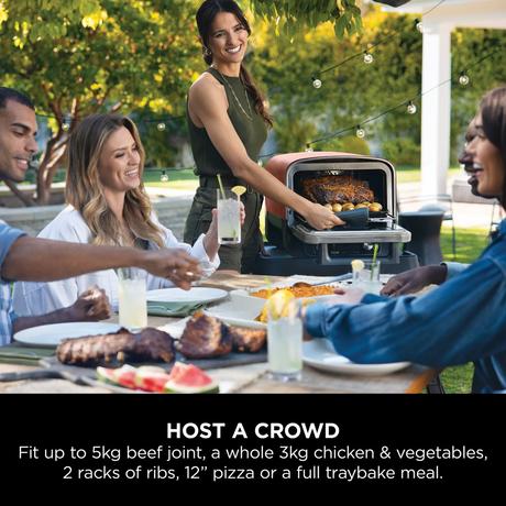 Ninja Woodfire Electric Outdoor Oven Artisan Pizza Maker and BBQ Smoker Terracota OO101UK