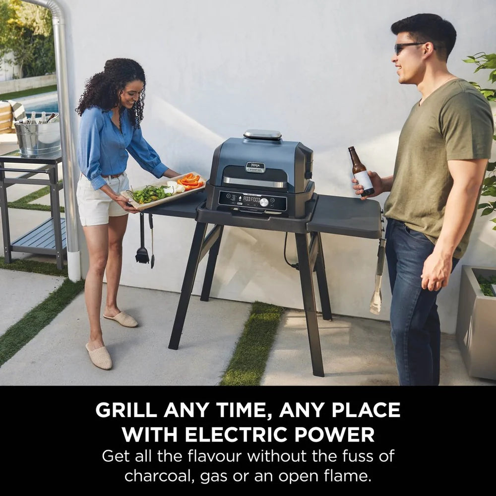Ninja Woodfire Pro Connect XL Electric BBQ Grill and Smoker OG901UK - Clearance