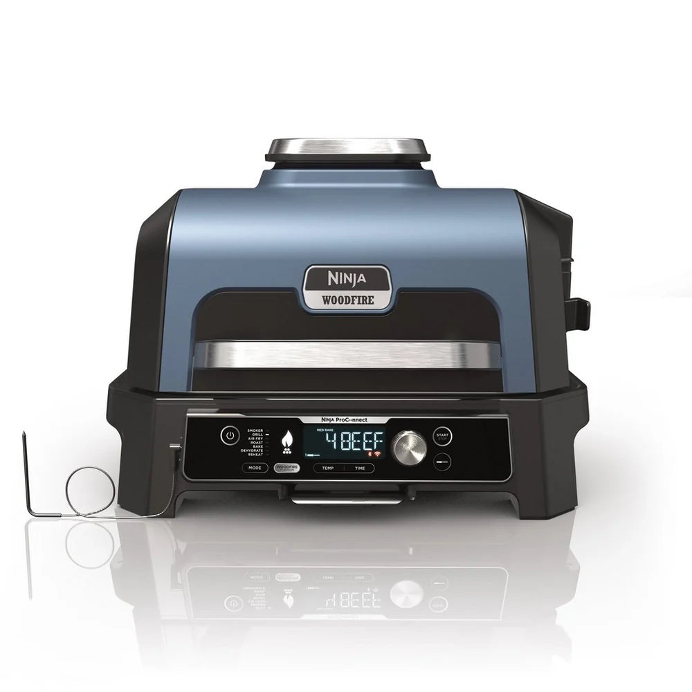 Ninja Woodfire Pro Connect XL Electric BBQ Grill and Smoker OG901UK - Clearance