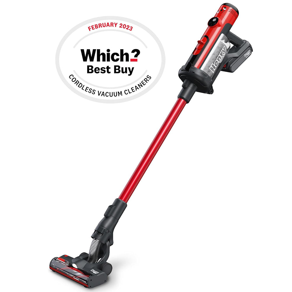 Numatic Henry Quick Cordless Stick Vacuum Cleaner up to 60 Minutes Run Time - Red 916177