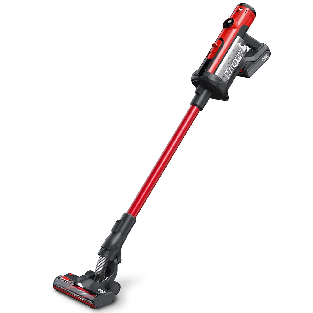 Numatic Henry Quick Cordless Stick Vacuum Cleaner up to 60 Minutes Run Time - Red 916177