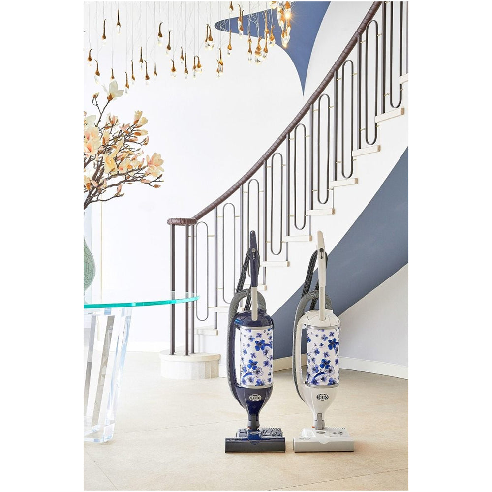 Sebo 90812GBWO Felix White Oriental Bagged Upright Vacuum Cleaner