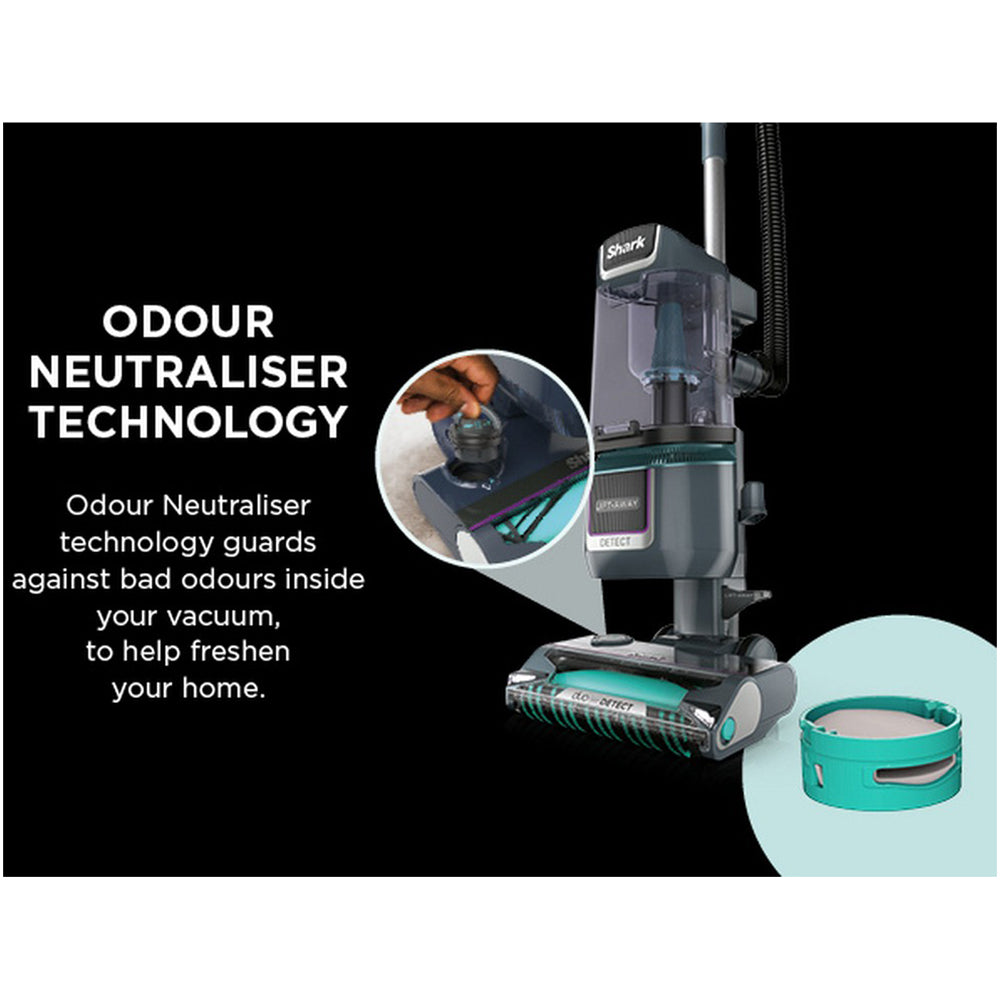 Shark Detect XL Pet Pro Corded Upright Vacuum Cleaner with Anti Hair Wrap Plus LA791UKT - Adriatic Teal Silver