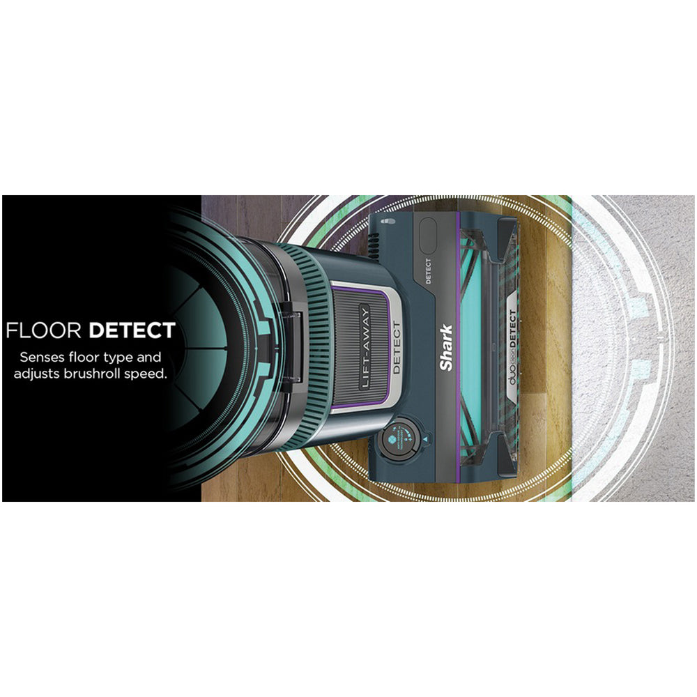 Shark Detect XL Pet Pro Corded Upright Vacuum Cleaner with Anti Hair Wrap Plus LA791UKT - Adriatic Teal Silver