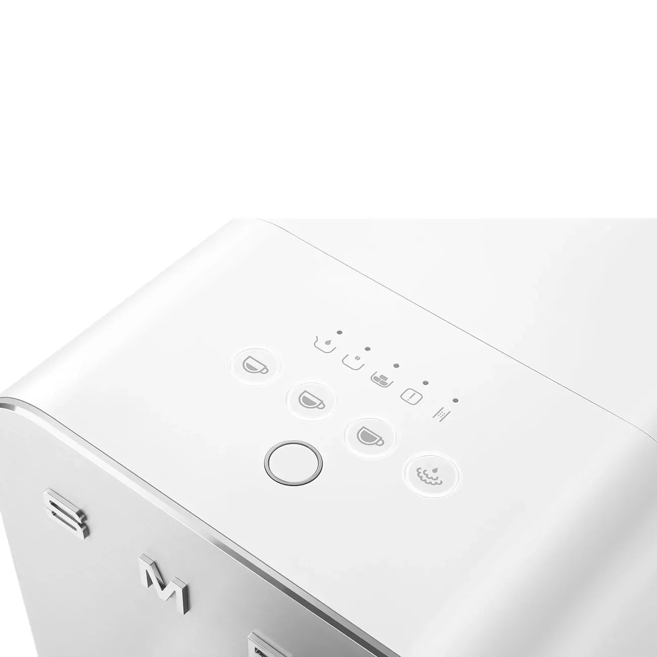 Smeg BCC12WHMUK Retro Bean to Cup Espresso Coffee Machine Matt White