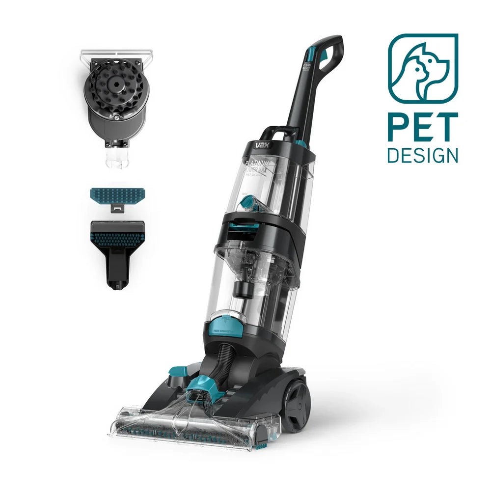 Vax Platinum Power Max Pet Design CDCW-PMXP Carpet Cleaner - Black and Teal