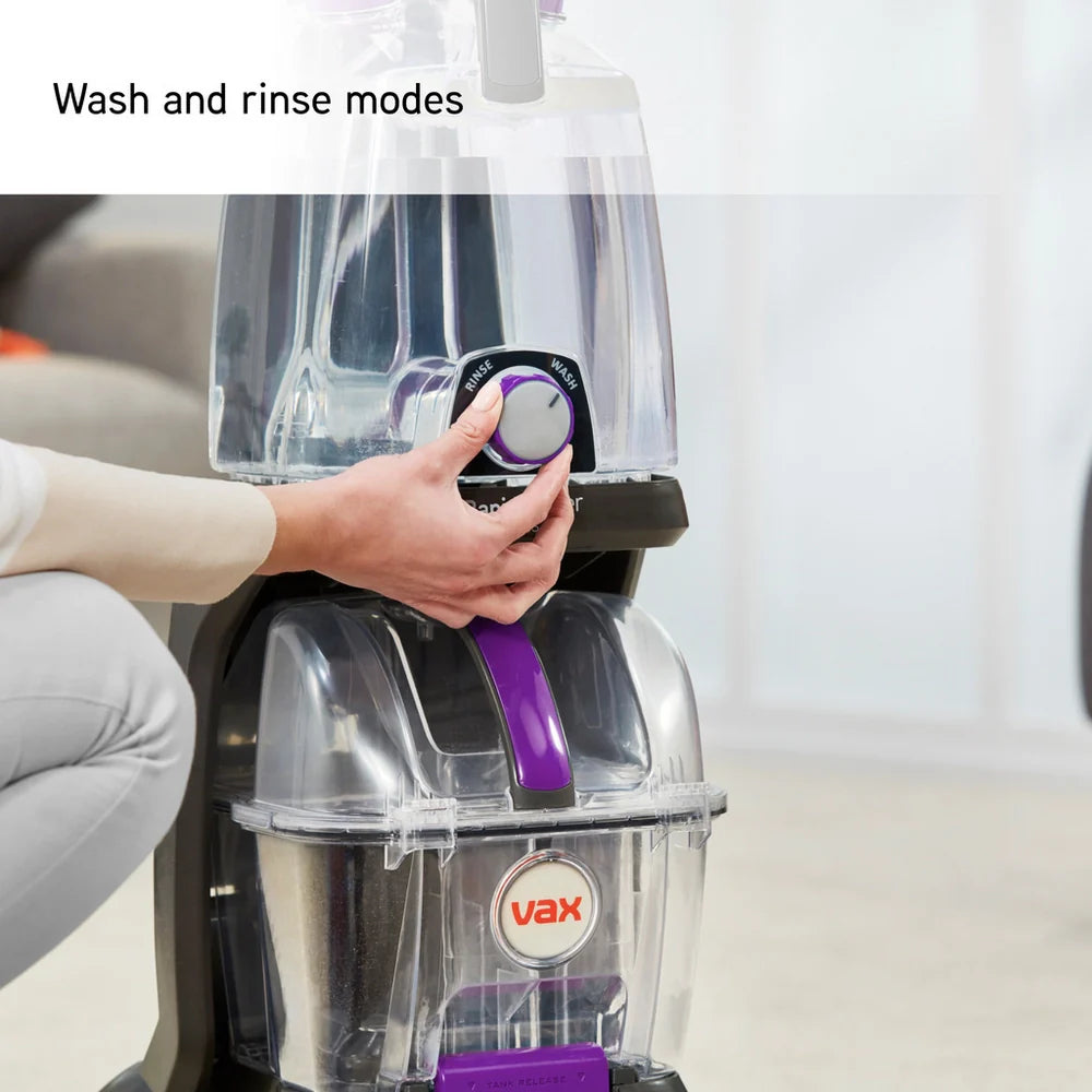 VAX Rapid Power Refresh CDCW-RPXR Upright Carpet Cleaner - Purple and Graphite
